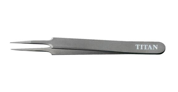 Titan-Uhrmacher-Pinzette gerade, feine Spitzen Länge 108 mm