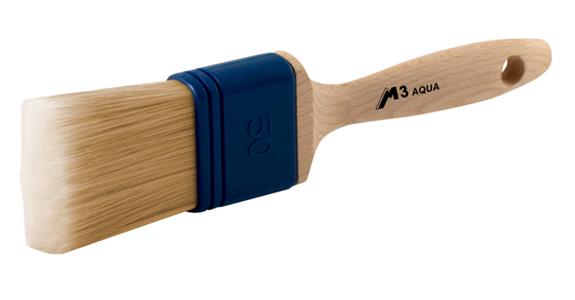 Flachpinsel Aqua helle Borsten für wasserbasierte Lacke 60 mm