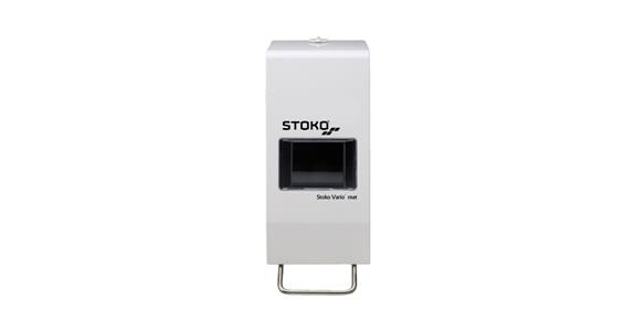 STOKO Vario® mat Spender 322x126x140 mm weiß beschichtet Gehäuse aus Edelstahl
