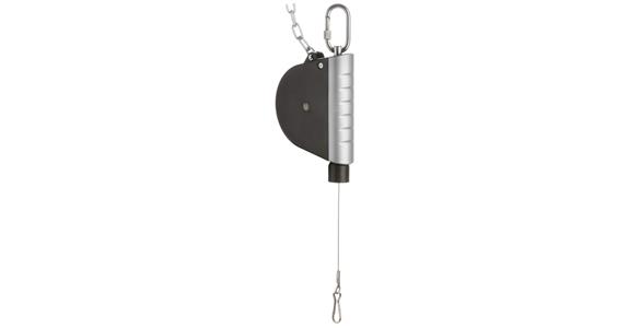 Federzug Seilauszug 2500mm Seil-Ø 2mm Tragfähigkeit 0,5-2,0kg