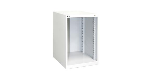 Schubladenschrank-Leergehäuse Stahlblech Zentralverschluss Schrank 470x572x600mm