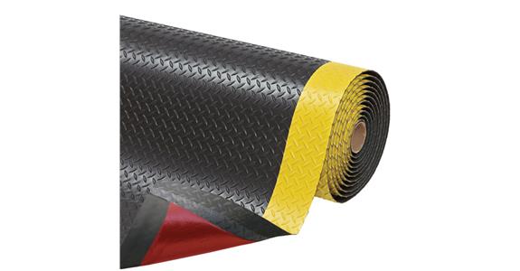 Langlebige Anti-Ermüdungsmatte Cushion Trax® 600x910x14mm schwarz/gelb