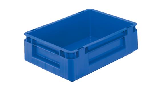Euro-Transportbehälter Polypropylen stapelbar stabil 800x600x220 mm blau