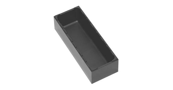 Uni-Box ABS-Kunststoff schwarz HxBxT 48x96x288 mm