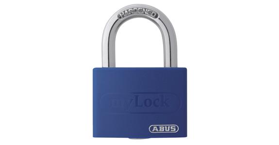 Vorhangschlösser my Lock Bügel-Ø 6,5 mm blau 43x18x61,5 mm