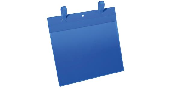 Gitterboxtasche mit Lasche 50 Stück A4 Querformat 297x210 mm blau