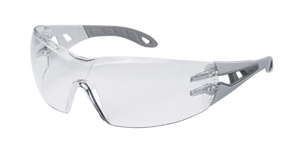 Schutzbrille uvex pheos Farbe Hellgrau/Grau Scheibe klar