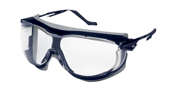 Schutzbrille Skyguard NT, Rahmen blau/grau, Scheibe klar, UV 400