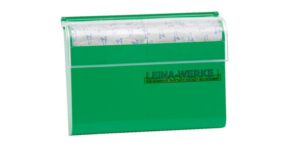 Pflasterspender Kunststoff grün inkl. 70 Pflasterstrips EL