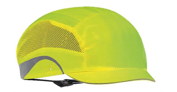 Anstoßkappe Aerolite® Hi-Vis Mikroschild Gr. 53-63cm Leuchtgelb