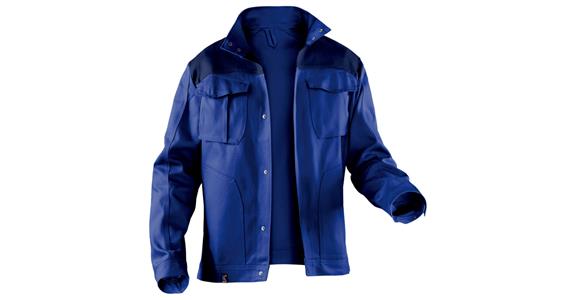 Jacke IDENTIQ cotton kornblau/dunkelblau Gr.50