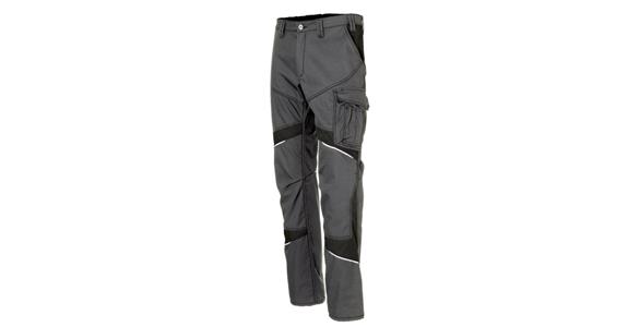 Damen-Bundhose ACTIVIQ cotton+ anthrazit /schwarz Gr.46
