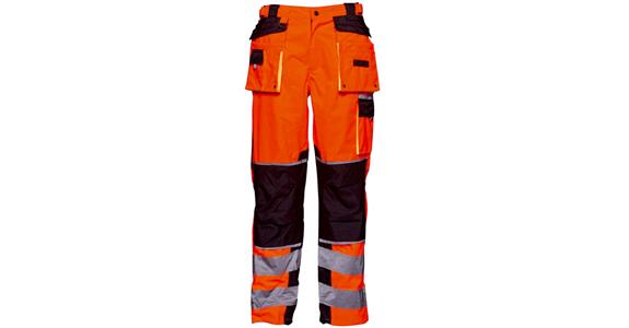 Warnschutz-Funktions-Bundhose Visible Xtreme orange/schwarz Gr.S