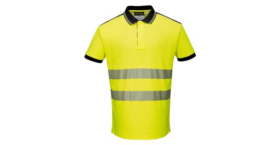 Warnschutz Polo-Shirt PW3 gelb/schwarz Gr.XS