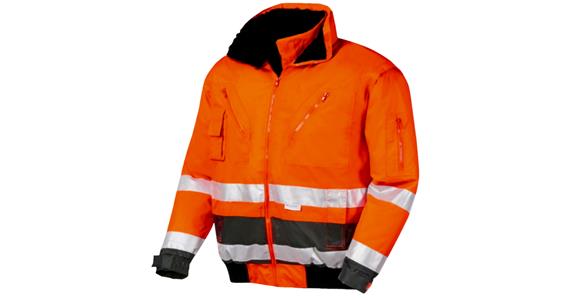 Warnschutz-Pilotjacke Vancouver orange/grau Gr.S