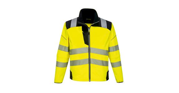 Warnschutz-Softshelljacke PW3 gelb/schwarz Klasse 3 Gr.XXL