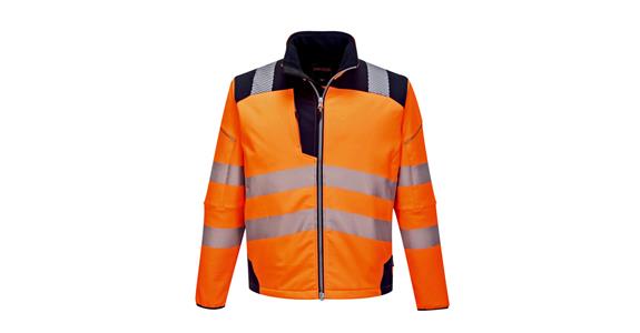 Warnschutz-Softshelljacke PW3 orange/schwarz Klasse 3 Gr.XL