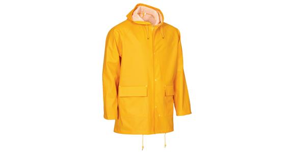 Regenschutz-Jacke PU/PVC gelb Gr.M