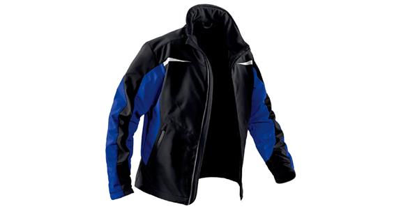 Softshell-Jacke Light schwarz/kornblau Gr.3XL