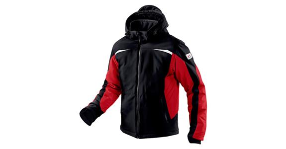 Winter-Softshell-Jacke schwarz/rot Gr.M