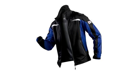 Ultrashell-Jacke schwarz/blau Gr.L