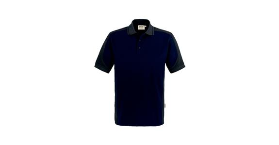 Polo-Shirt Contrast Mikralinar® tinte/anthrazit Gr.L
