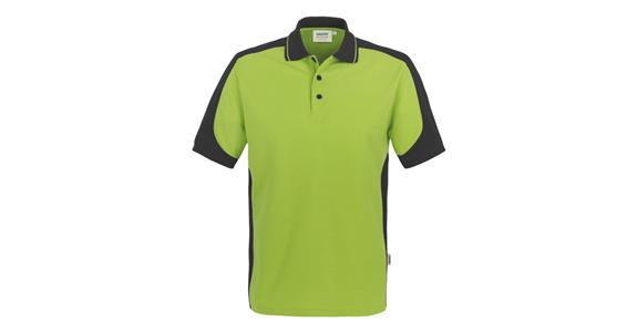 Polo-Shirt Contrast Mikralinar® kiwi/anthrazit Gr.S