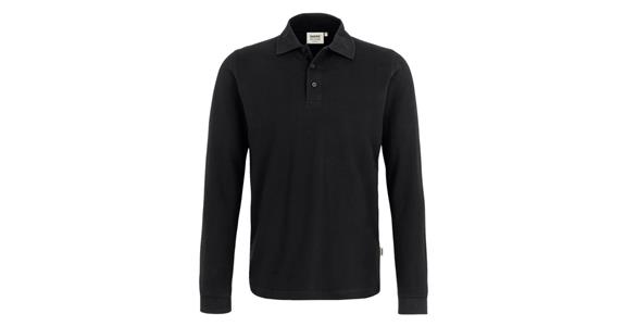 Longsleeve-Poloshirt Classic schwarz Gr.S
