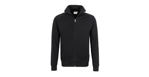 Sweatjacke College schwarz Gr.XXL