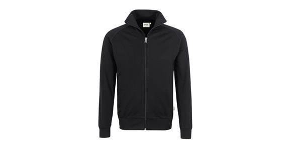 Sweatjacke College schwarz Gr.XS