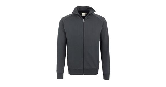 Sweatjacke College anthrazit Gr.XXL