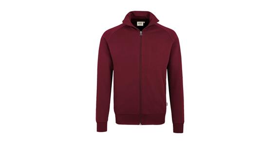 Sweatjacke College weinrot Gr.3XL
