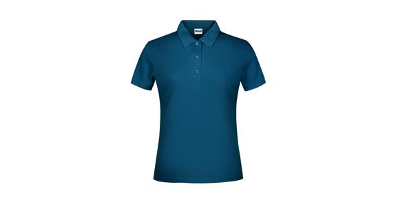 Polo-Shirt Damen petrol Gr.XS
