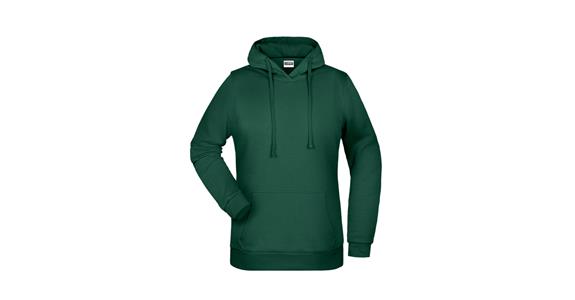 Kapuzen-Sweatshirt Damen dunkelgrün Gr.L