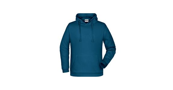 Kapuzen-Sweatshirt petrol Gr.S