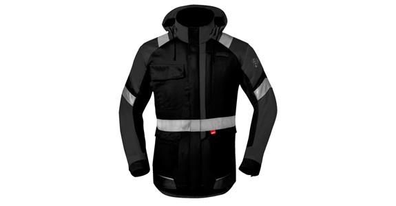 Parka 5safety Image Schutzklasse 2 schwarz/grau Gr.M