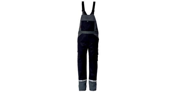 Latzhose Multisix grau/anthrazit Gr.52