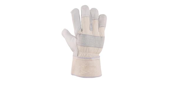 Arbeits-Handschuh Rindvollleder-Top CE-Cat.2, Pack=12 Paar,  Gr.10