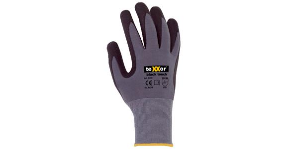 Nylon-Strickhandschuh Black Touch® Pack = 12 Paar Gr.9