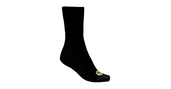Basic-Socke ESD schwarz Gr.35-38