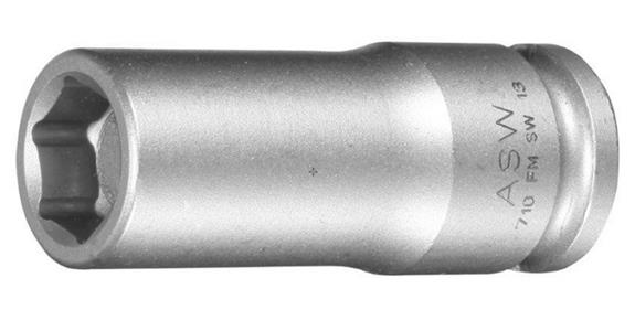 Steckschlüsseleinsatz 10 mm, Antrieb 3/8' mit Federmagnet, Länge 50 mm