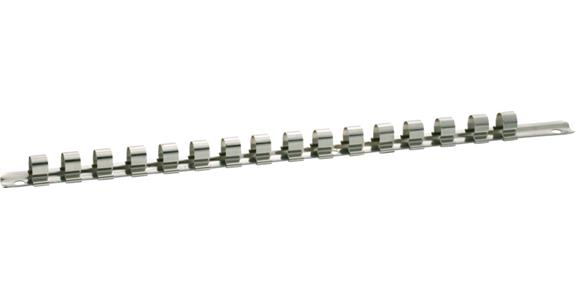 Klemmleisten aus Metall für 16 Steckschlüssel 1/2'