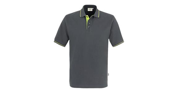 Poloshirt Casual anthrazit/kiwi 2XL