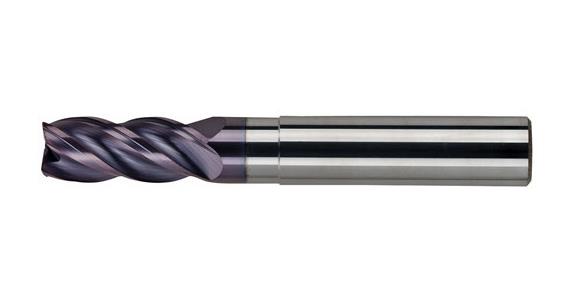 VHM-Schaftfräser DIN 6535 HA freigesetzt TiAlN 35/38° lang Ø 5,0 mm