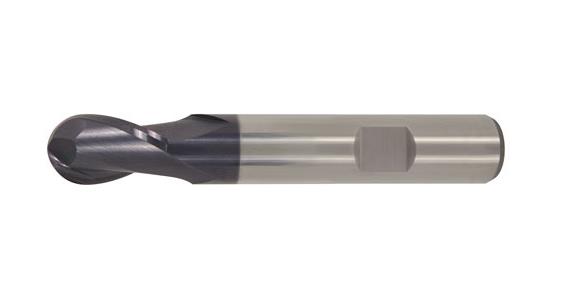 VHM-Radiusfräser kurz 30° HB TiAlN Z=2 Ø12mm