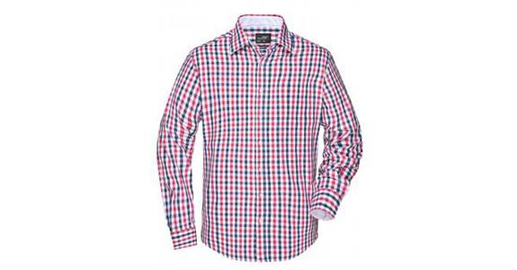 Kariertes Hemd navy/rot/weiß Gr.M