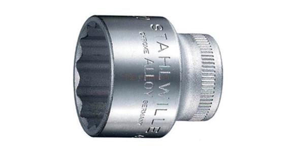 Steckschlüsseleinsatz 16 mm 3/8' DIN 3124 Doppelsechskant