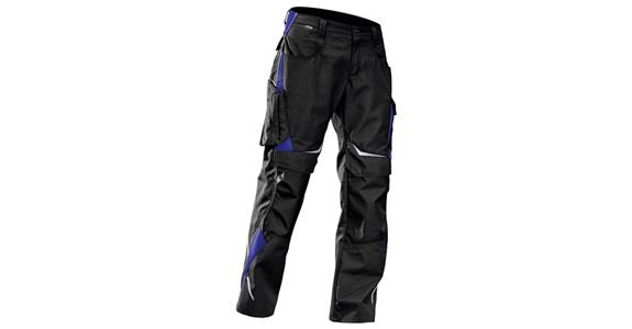 Damen-Bundhose PULSSCHLAG schwarz/kornblau Gr.50