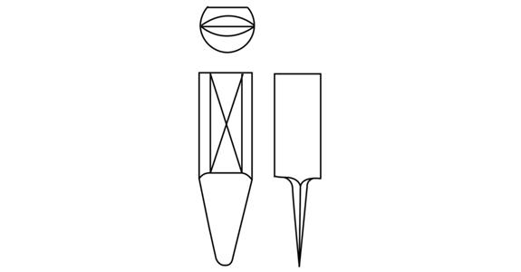 Kreisschneider-Messer Typ 00/00 A für Dichtungsmaterial bis 10 mm HSS-E