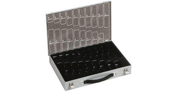 Kassette, leer für max. 600 Spiralbohrer, 0,5-10mmØ, 0,5mm/stg, 325x225x50mm